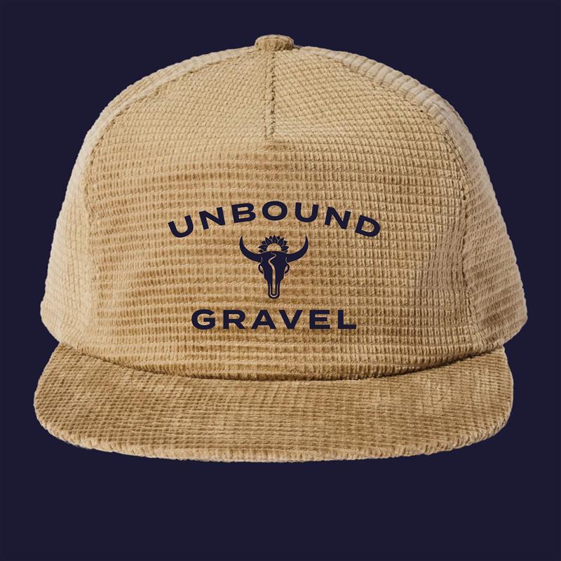 UNBOUND Waffle Corduroy Flat Brim Hat