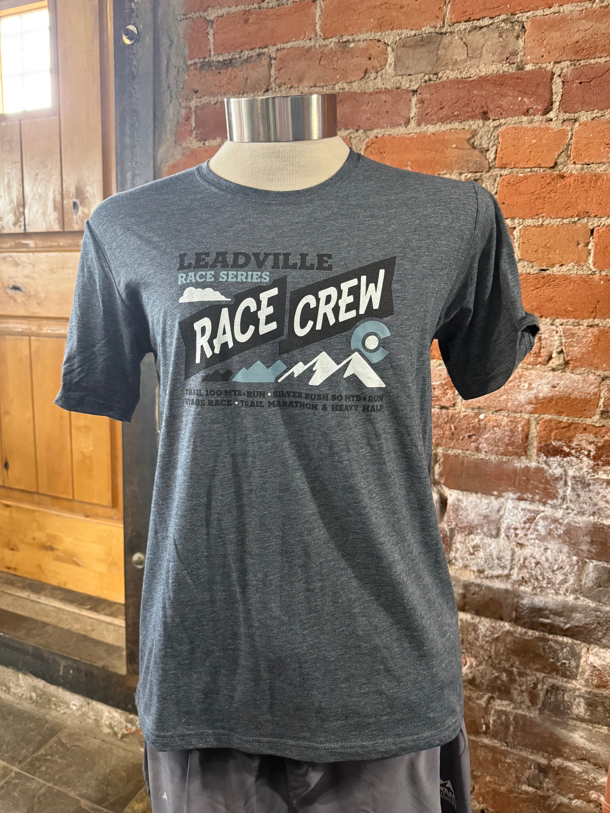 LRS Unisex Race Crew Tee- Antique Denim