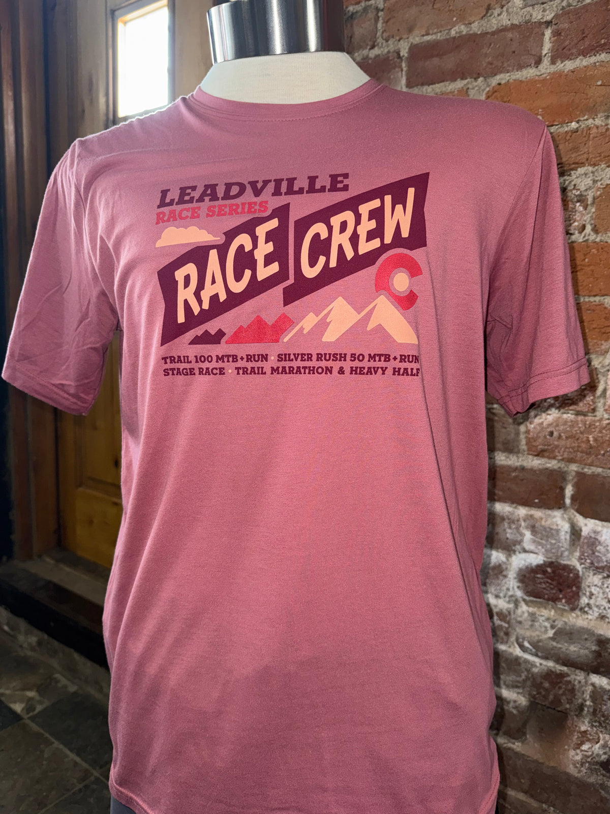 LRS Unisex Race Crew Tee- Paprika