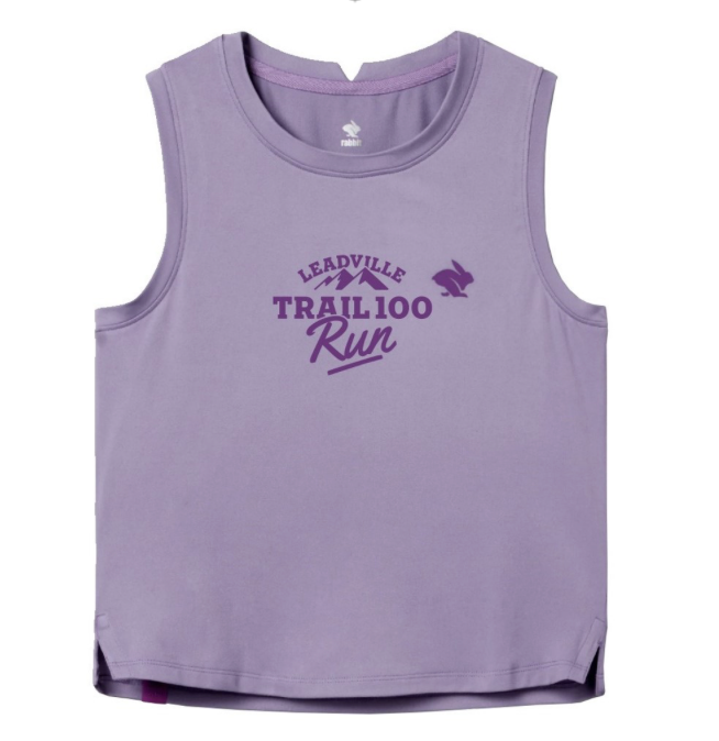 LRS Women's Run Rabbit Boxy Crop Tank - Purple