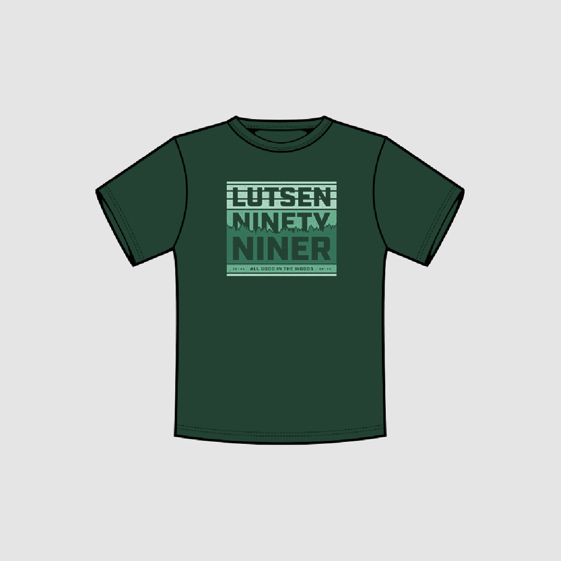 Lutsen 99er Unisex Tee (Forest Green)