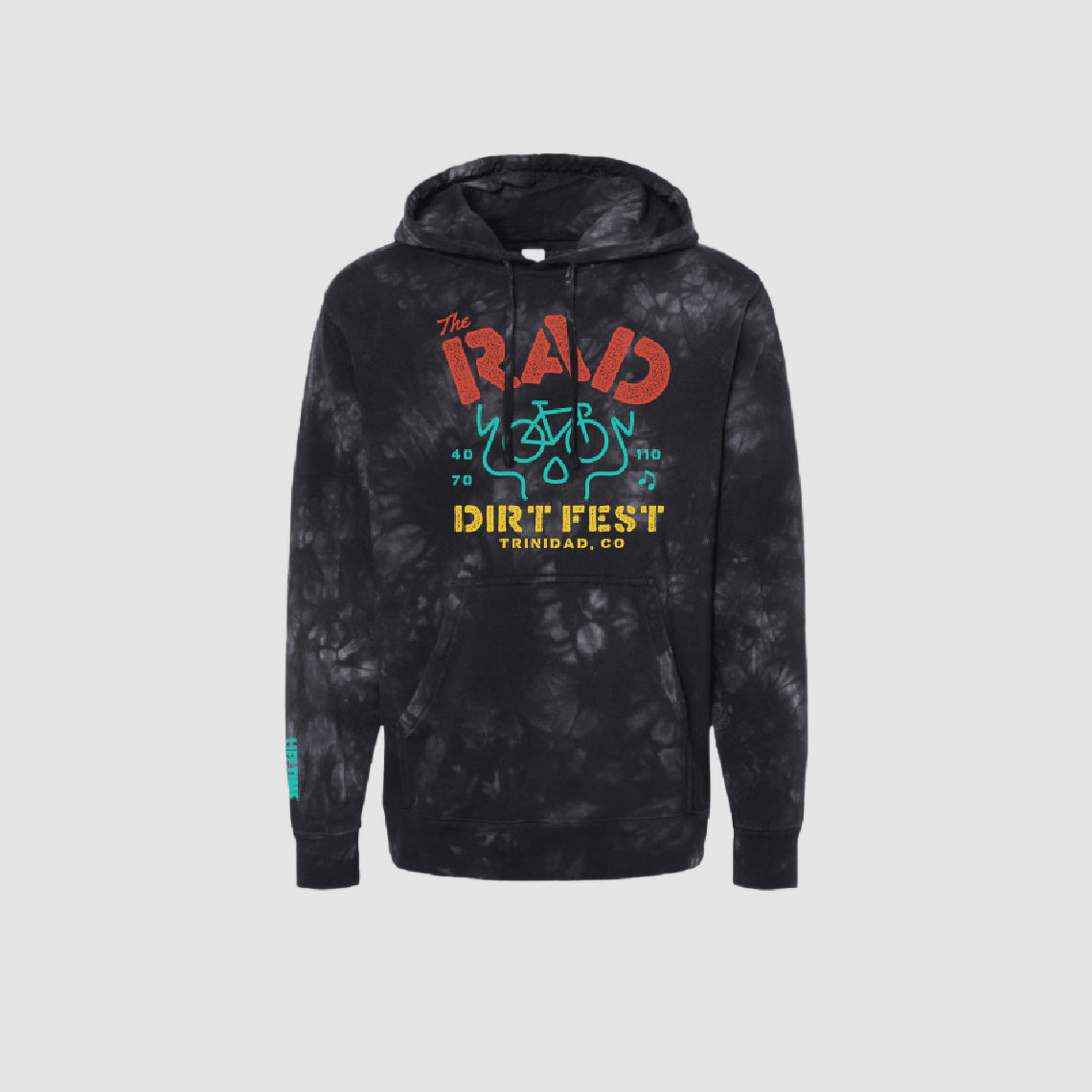 The Rad Unisex Tie Dye Hoodie