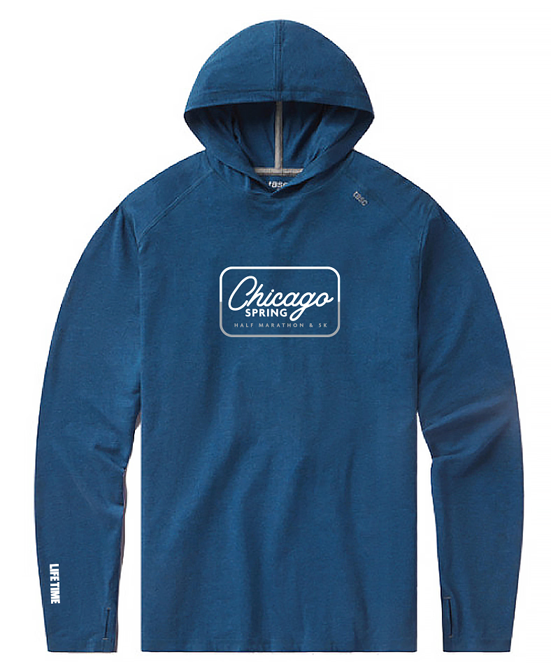 Chicago Spring Half Unisex CVC Hoodie Long Sleeve T-Shirt