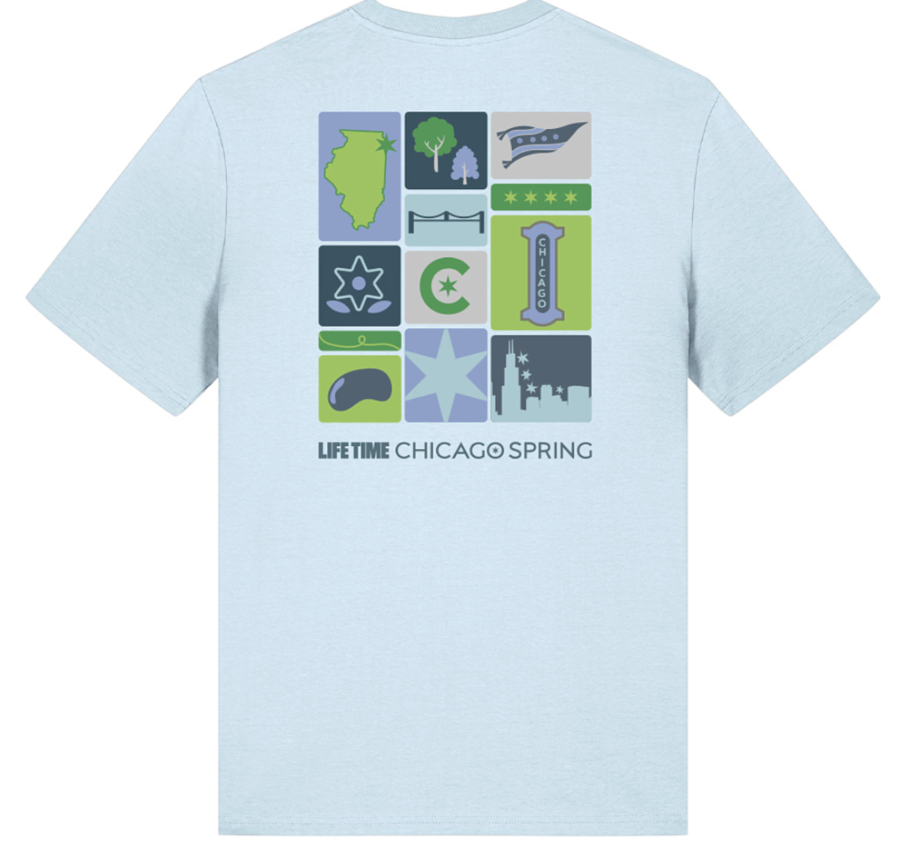 Chicago Spring Half Unisex Stanley/Stella Crafter Tee