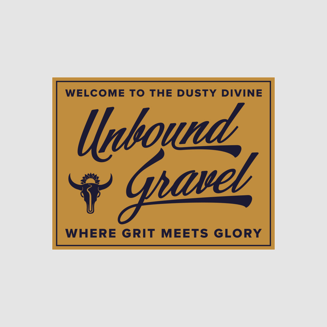 UNBOUND Grit Sticker