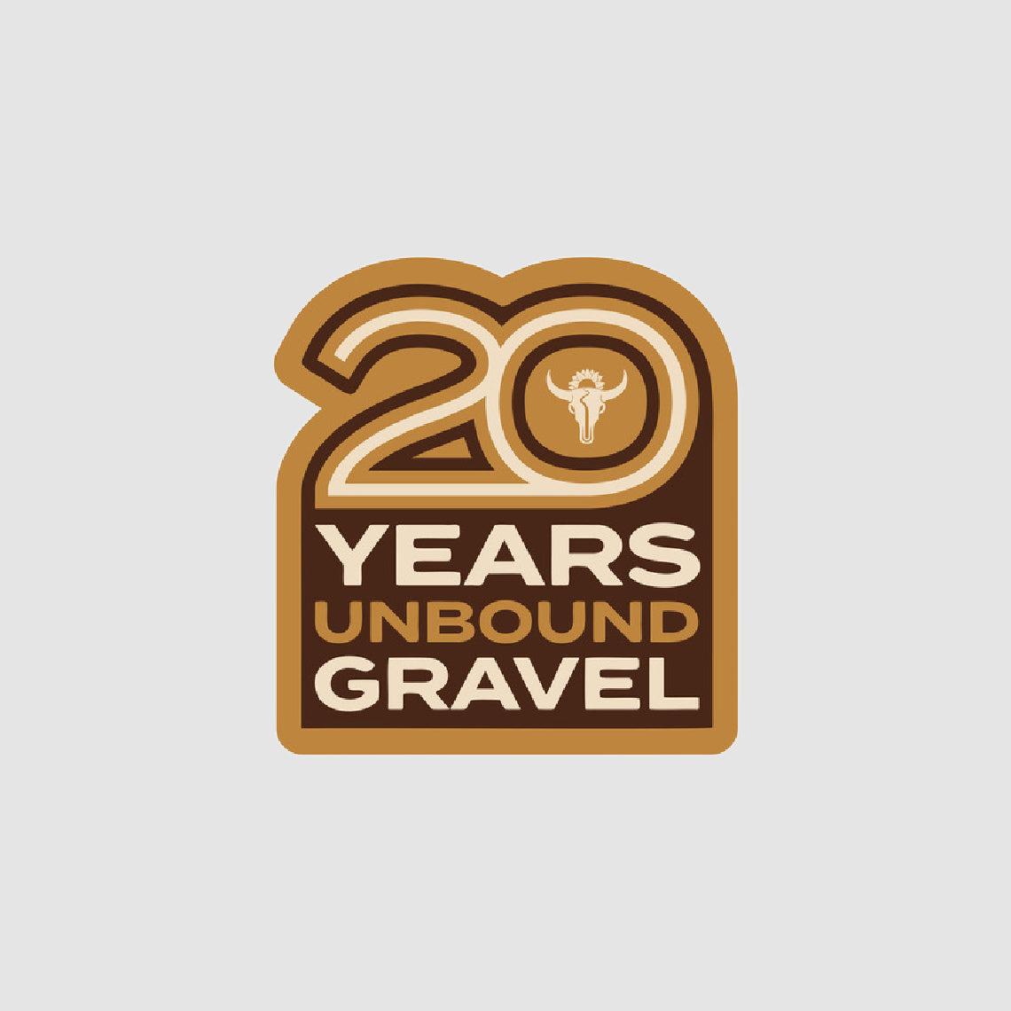 UNBOUND Gravel 20 Years Sticker