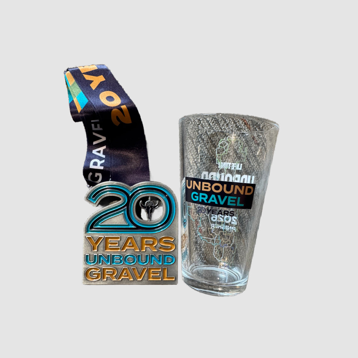 Finisher Medal & Pint Glass (25, 50, 100, 200, XL)