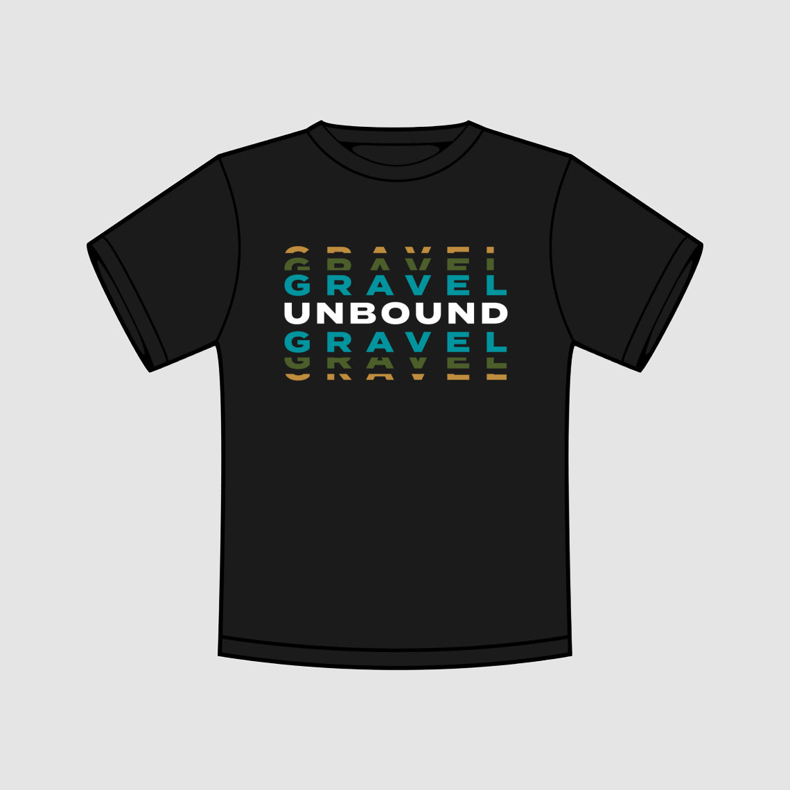 UNBOUND Black Tee