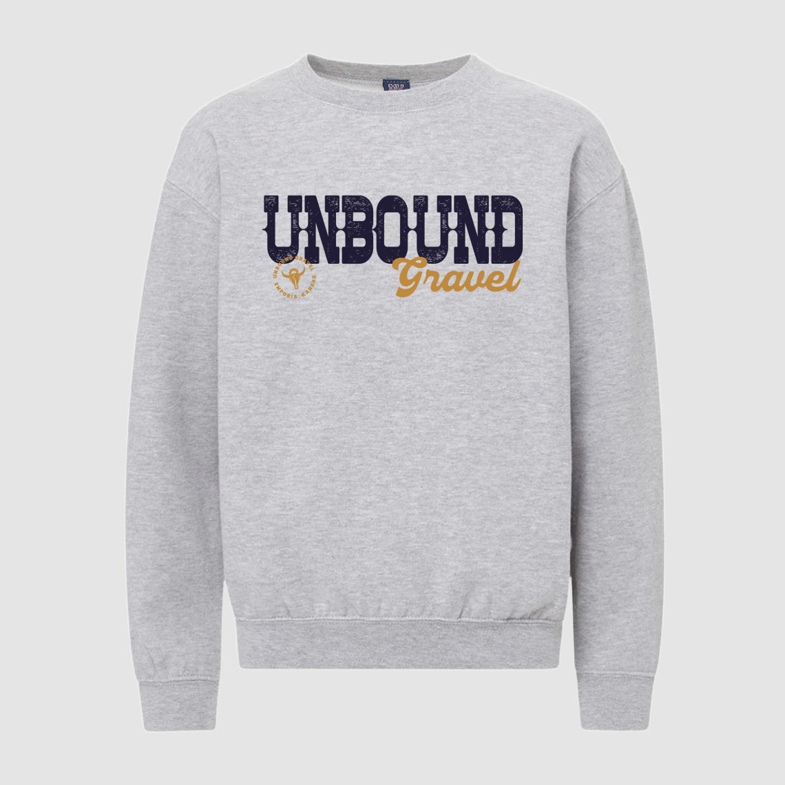 UNBOUND Gravel Youth Grey Sweatshirt