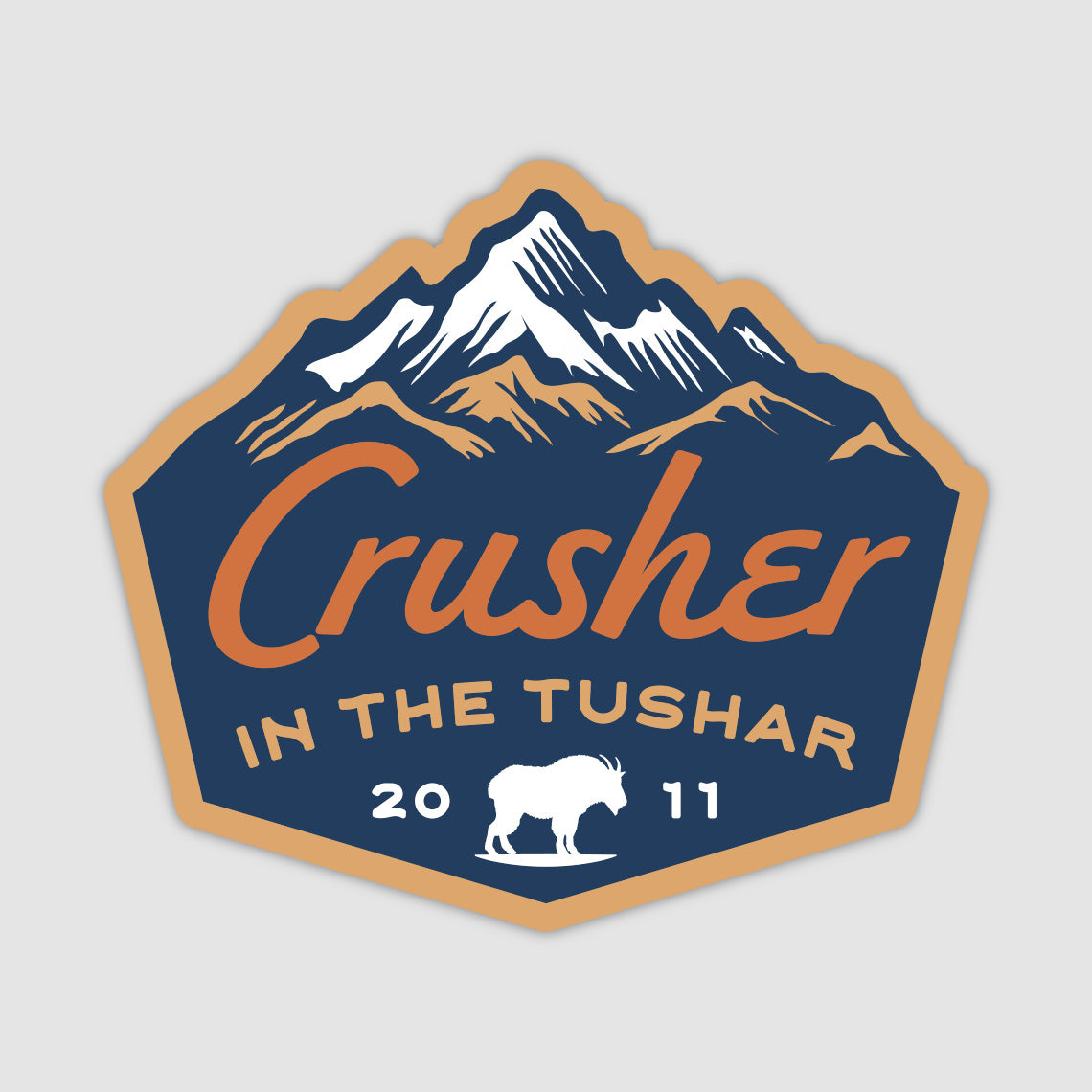 Crusher Mountain Sticker
