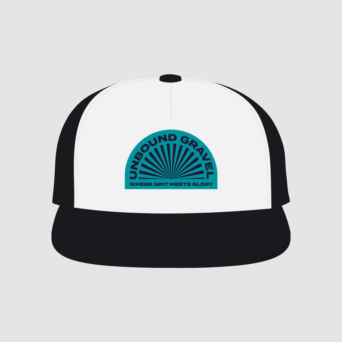 UNBOUND Foamy Trucker Flat Brim Hat
