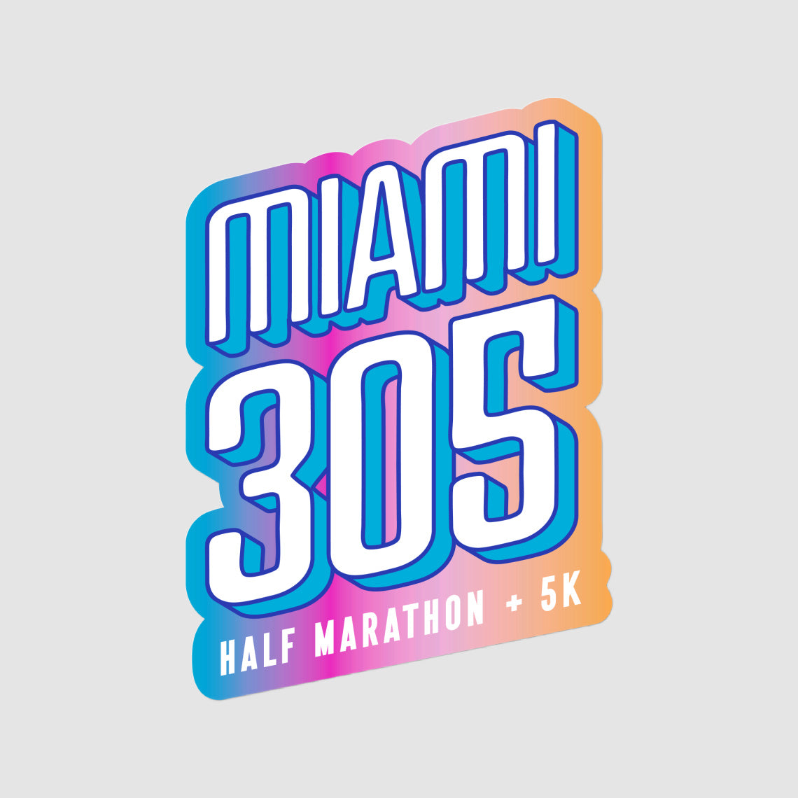 305 Miami Sticker