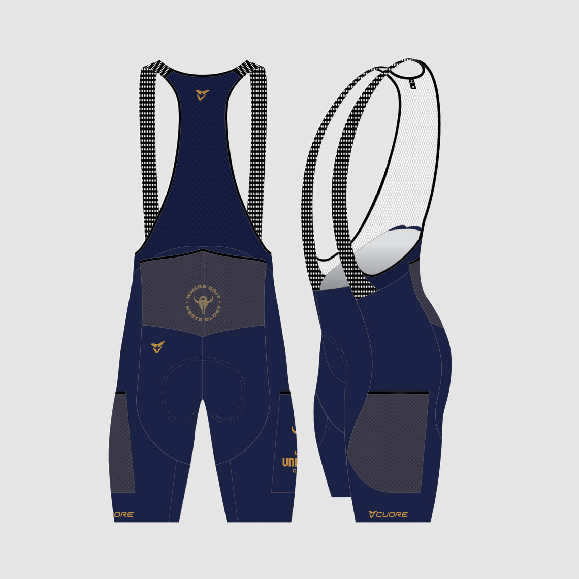 UNBOUND Men's Gold Cargo Bib