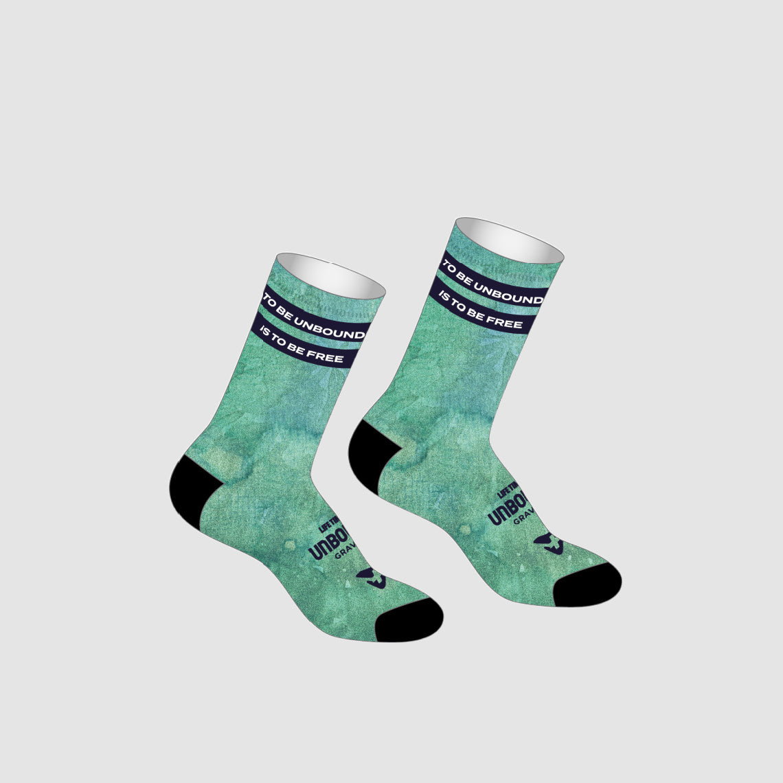 UNBOUND Cycling Socks (tiedye)