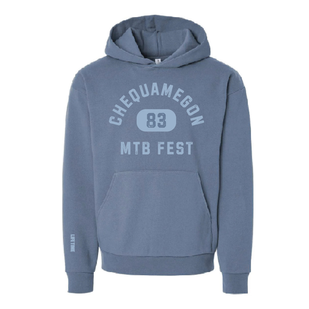 Cheq Unisex Storm Blue Hoodie
