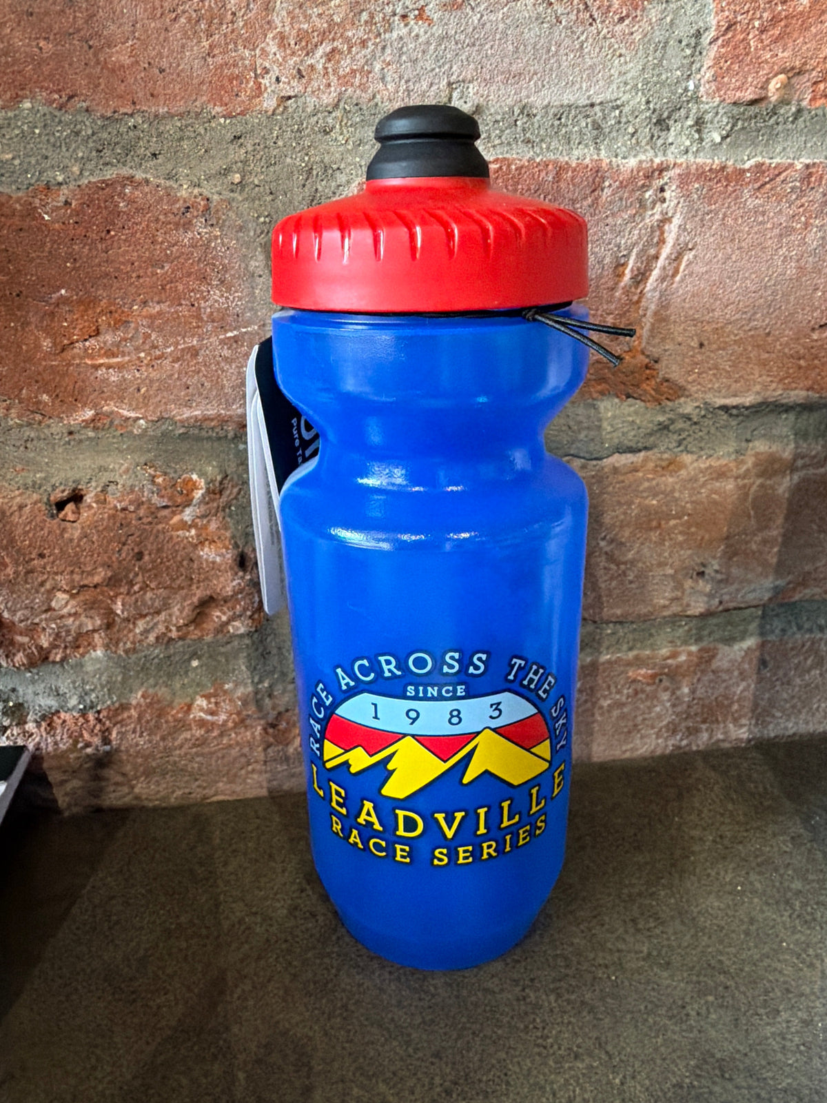 LRS 22 oz Purist Custom Bike Bottle- Navy/Red