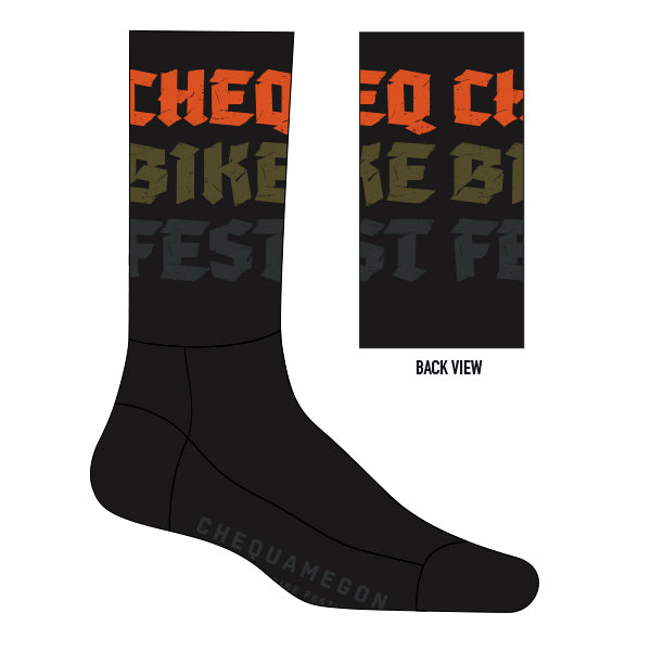 Cheq Black Socks - PREORDER