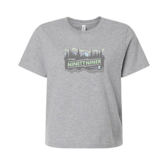 Lutsen Women's Boxy Gray Tee