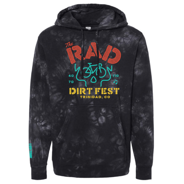 The Rad Unisex Tie Dye Hoodie