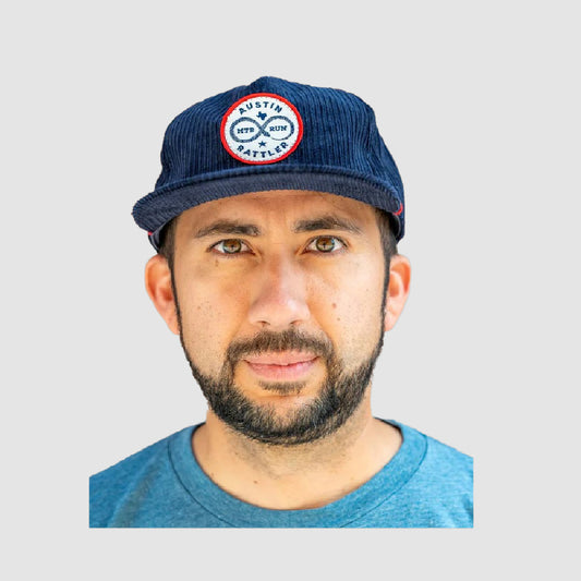 Austin Rattler Flat Brim Hat (Navy)