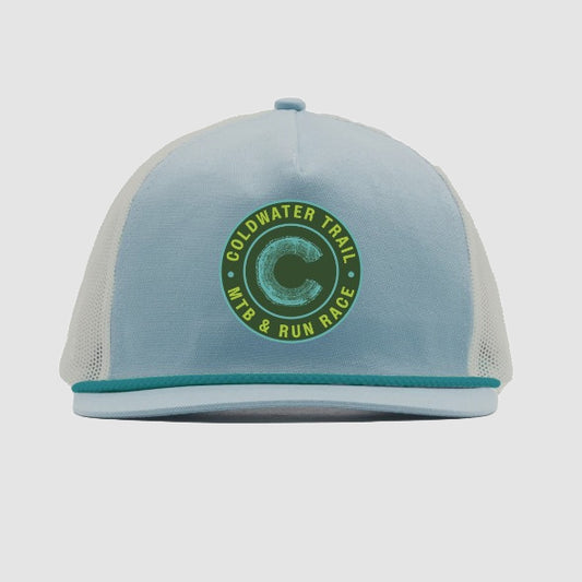 Coldwater Blue Curved Brim Hat