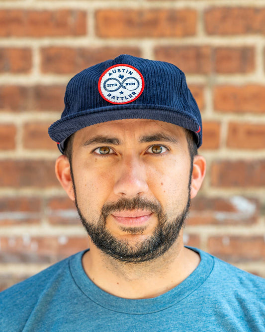 Austin Rattler Flat Brim Hat (Navy)