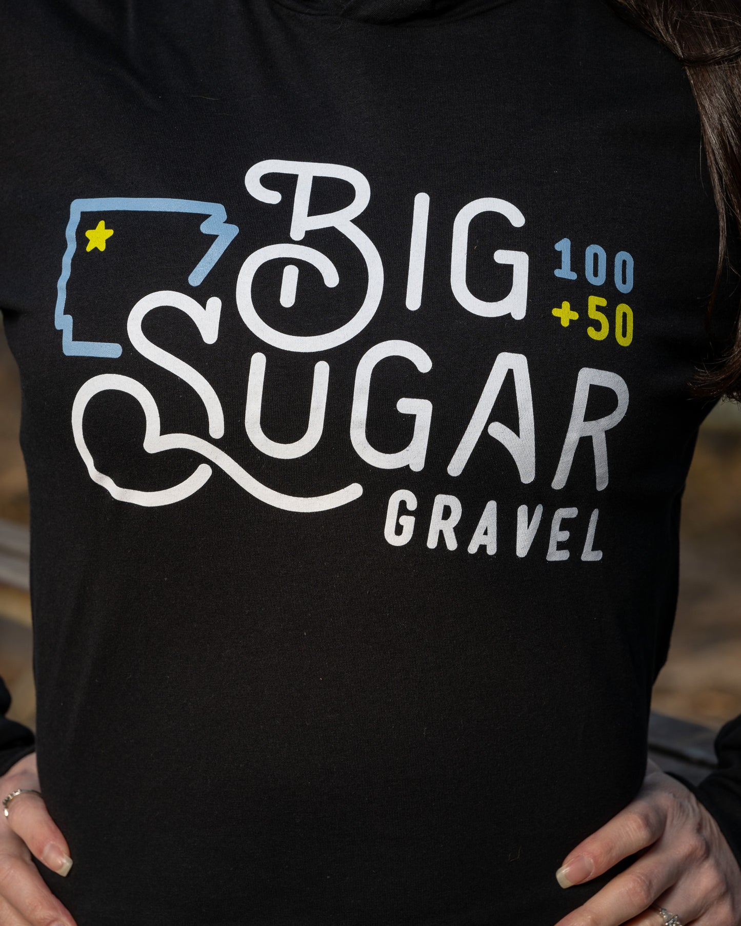 Big Sugar Gravel - Black - Unisex Long Sleeve Hoodie Tee
