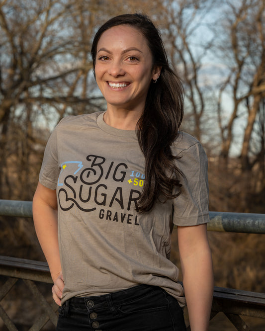 Big Sugar Gravel - Heather Stone - Unisex Tee
