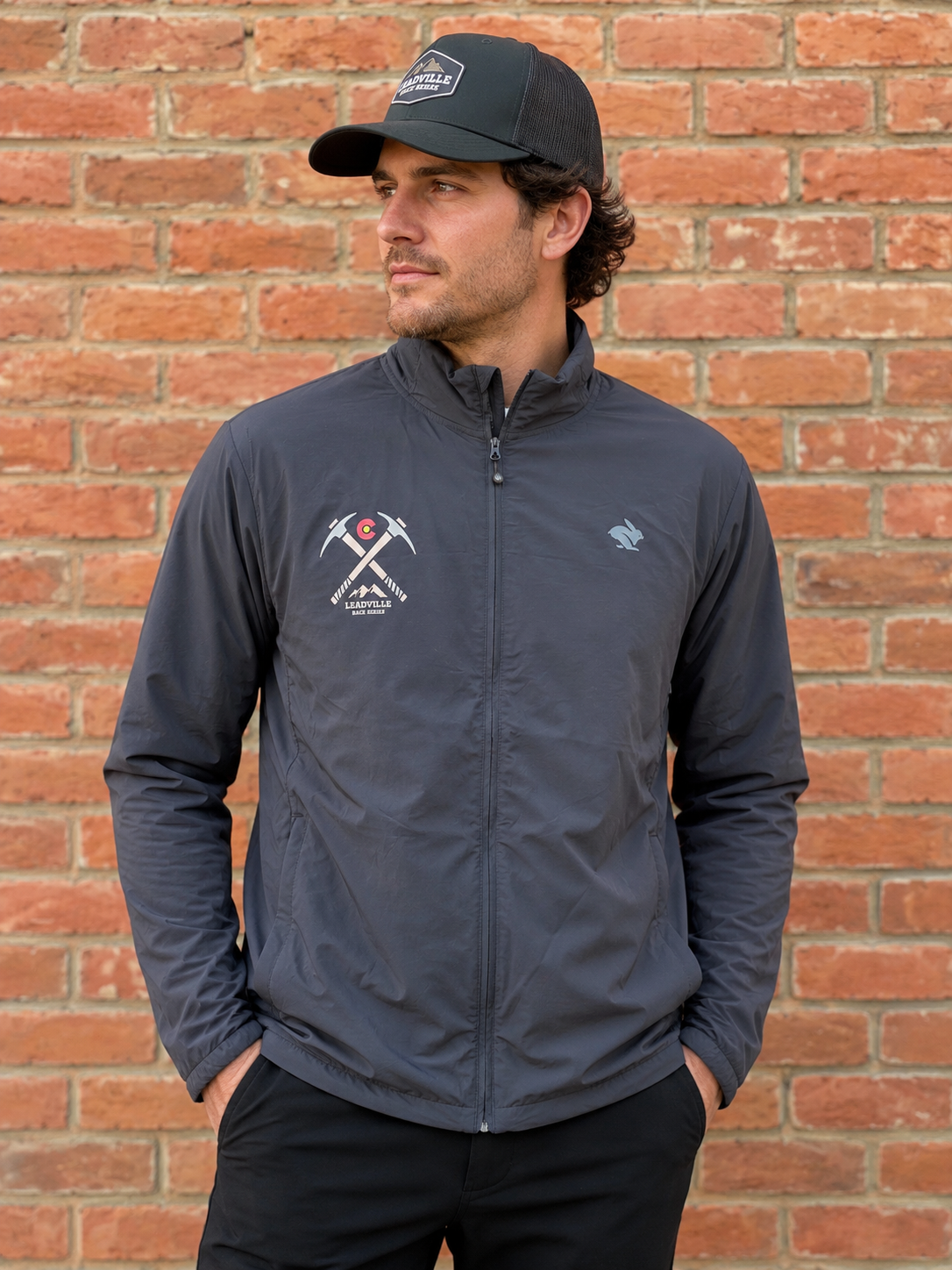 LRS Mens Rabbit Warm Up & Go Jacket - Black