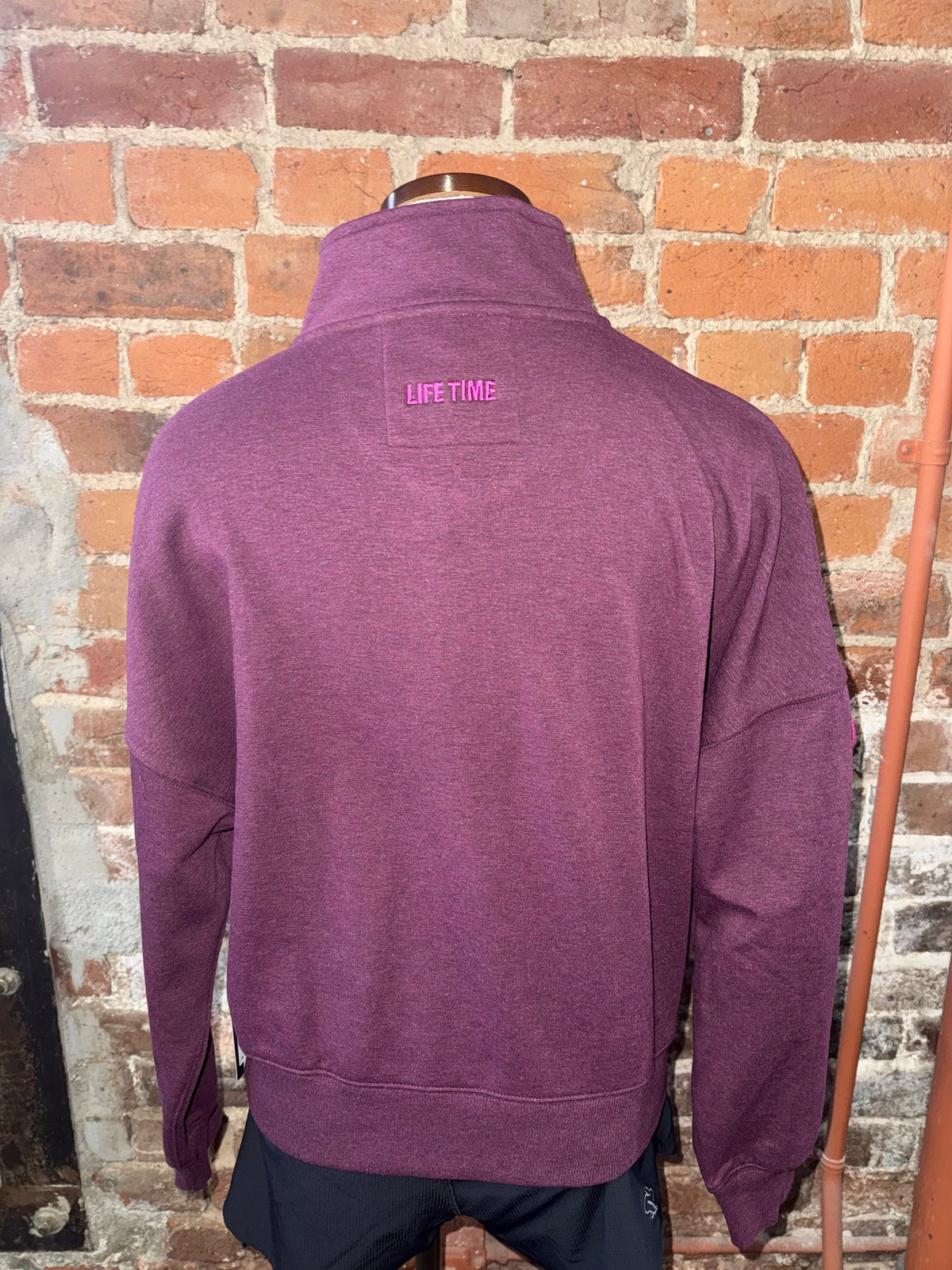 LRS Womens Rabbit Go-To Half Zip Sweatshirt - Mauve