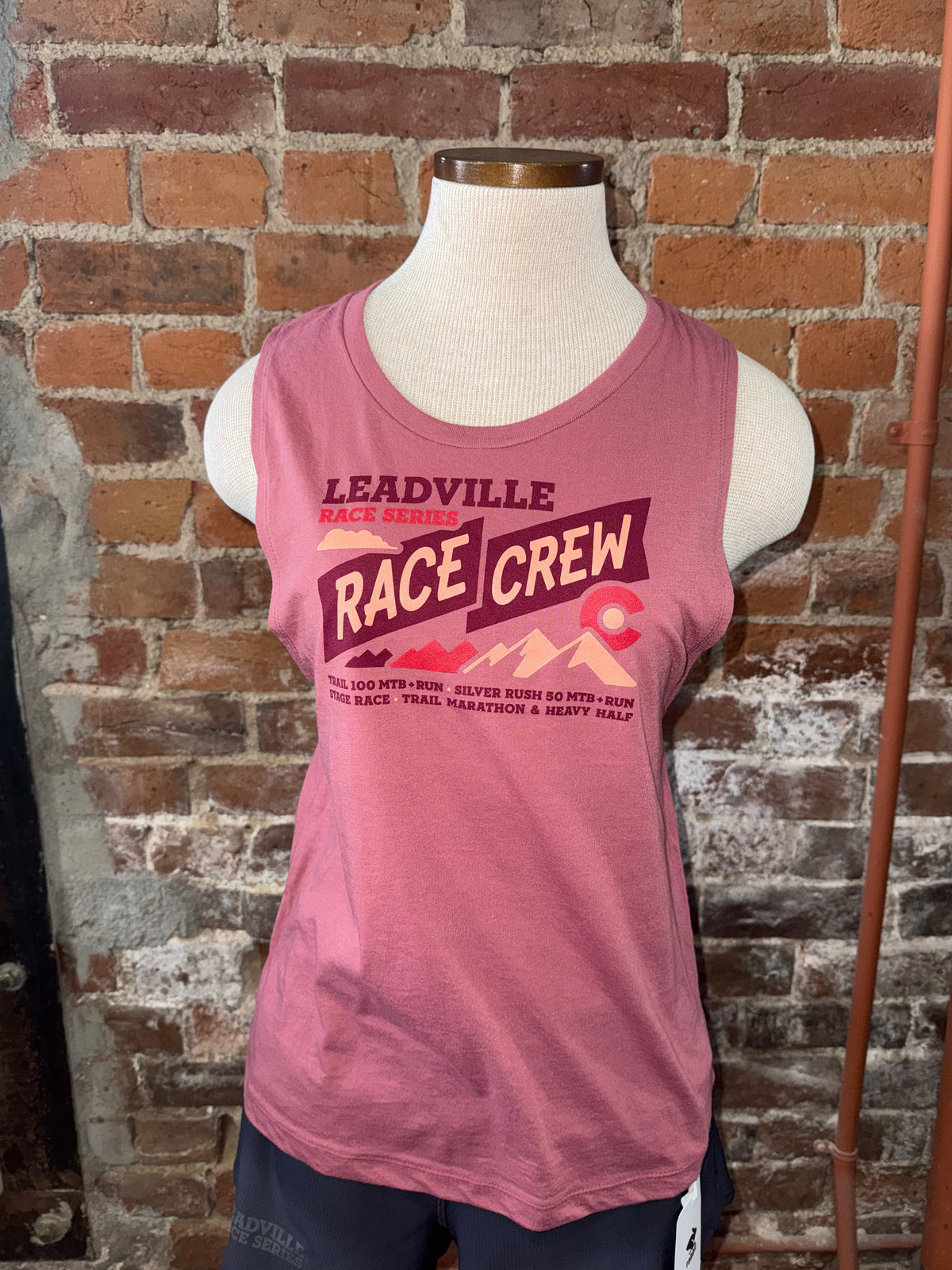 LRS Women's Race Crew Tank-Paprika