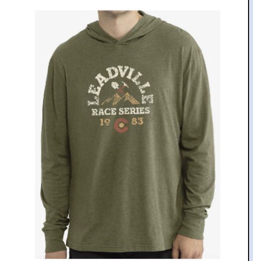 LRS Unisex Jersey Hooded LS Tee - Military Green