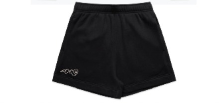 LRS Womens Relax Track Shorts-Matching Set- Black