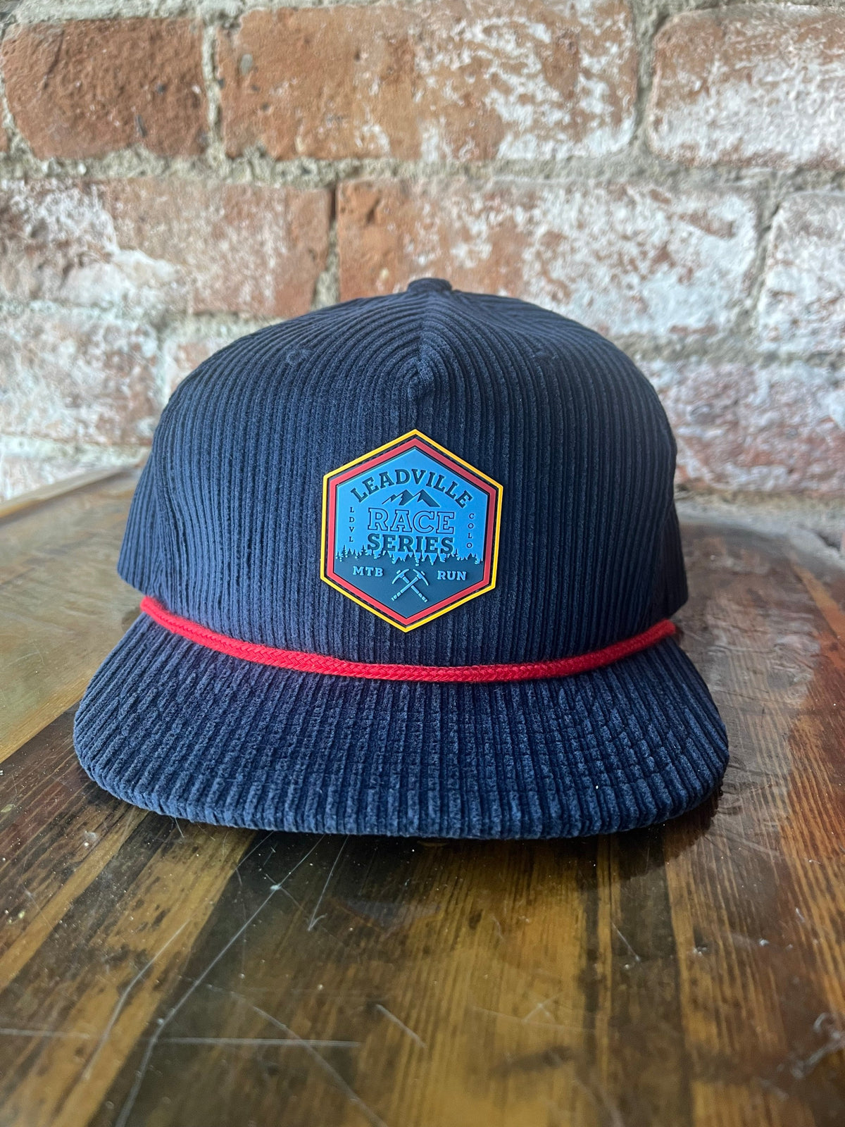 LRS Leadville Race Series Corduroy Flat Brim Trucker