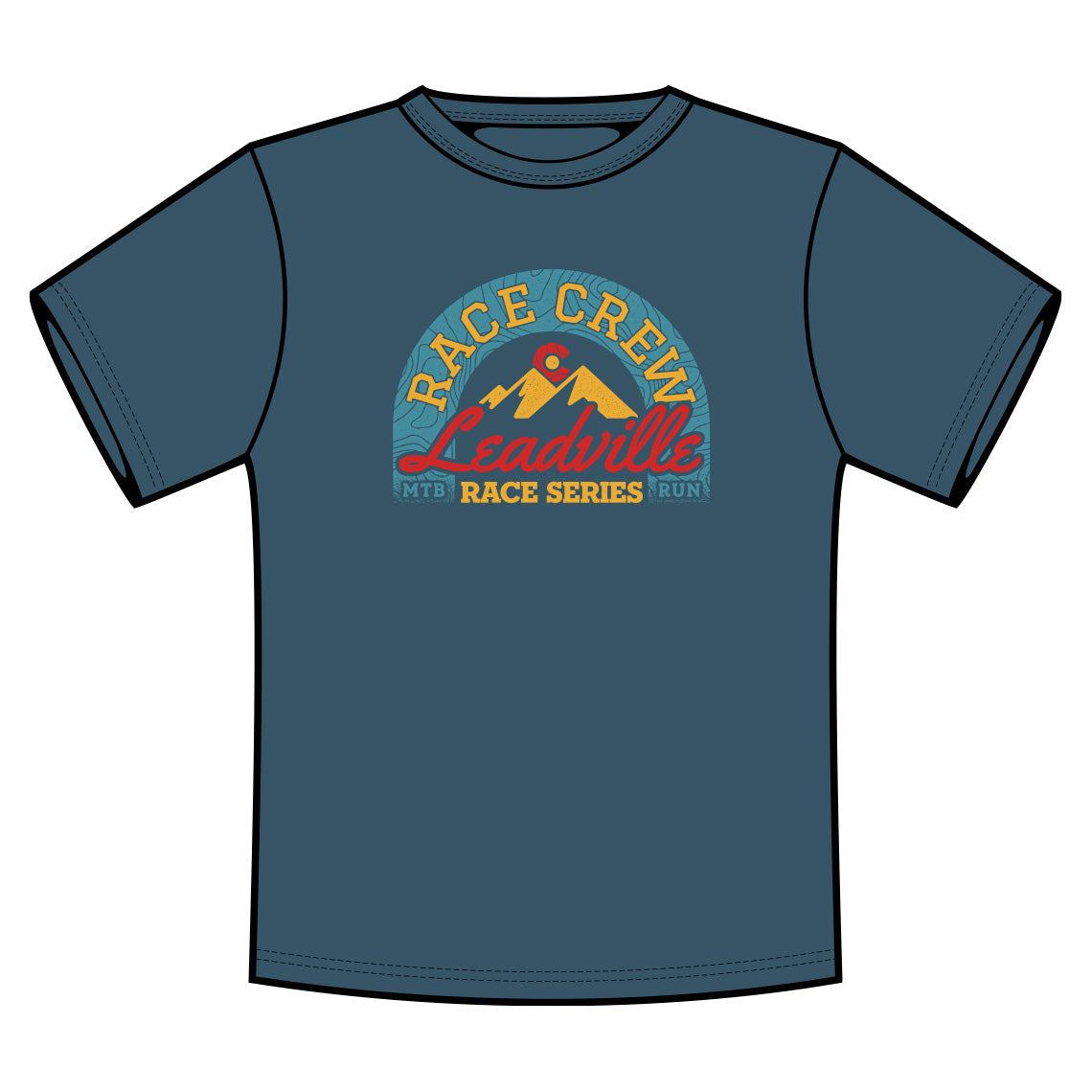 LRS Race Crew Tee-Deep Blue Teal