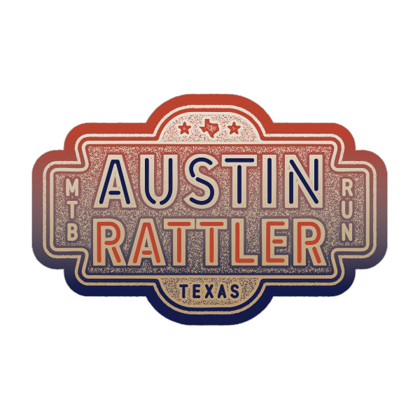 Austin Rattler Sticker - PREORDER