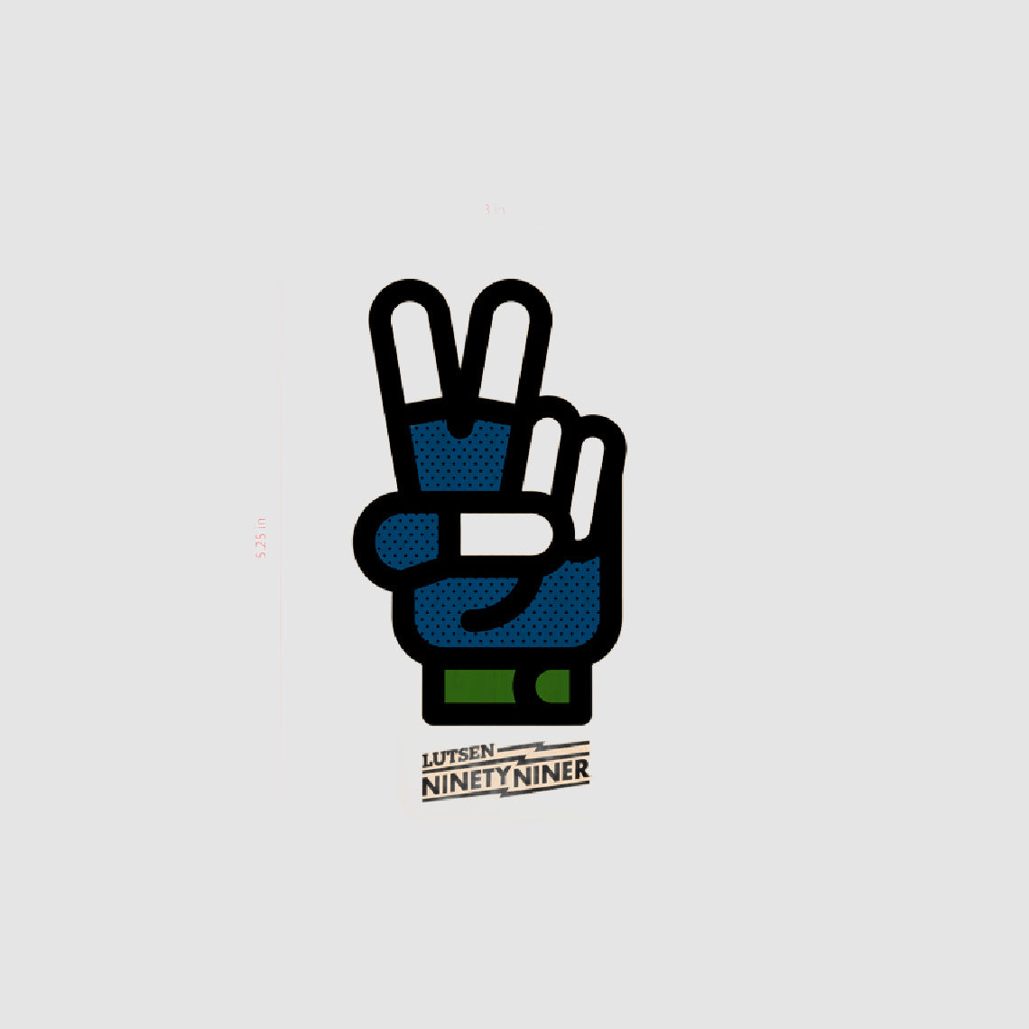 Lutsen Wooden Sticker