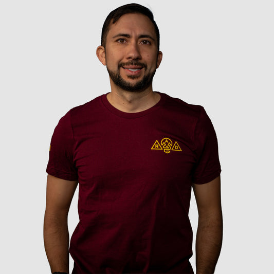 The Rad Unisex Tee (Maroon)