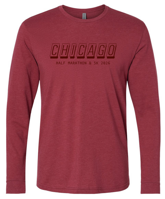 Chicago Fall Half Unisex CVC Long Sleeve T-Shirt