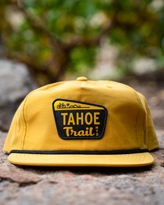 Tahoe Trail Yellow Flat Brim Hat