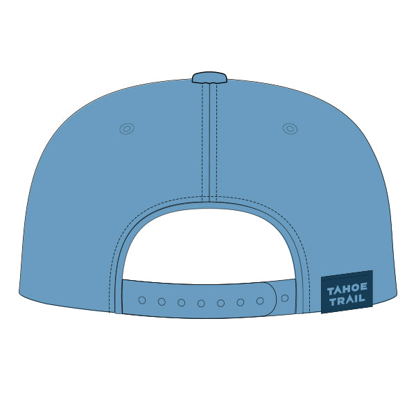 Tahoe Trail Flat Brim Hat (Sea Blue)