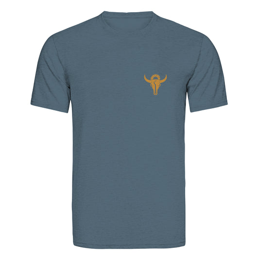 UNBOUND Unisex Tee (Heather Slate Blue)