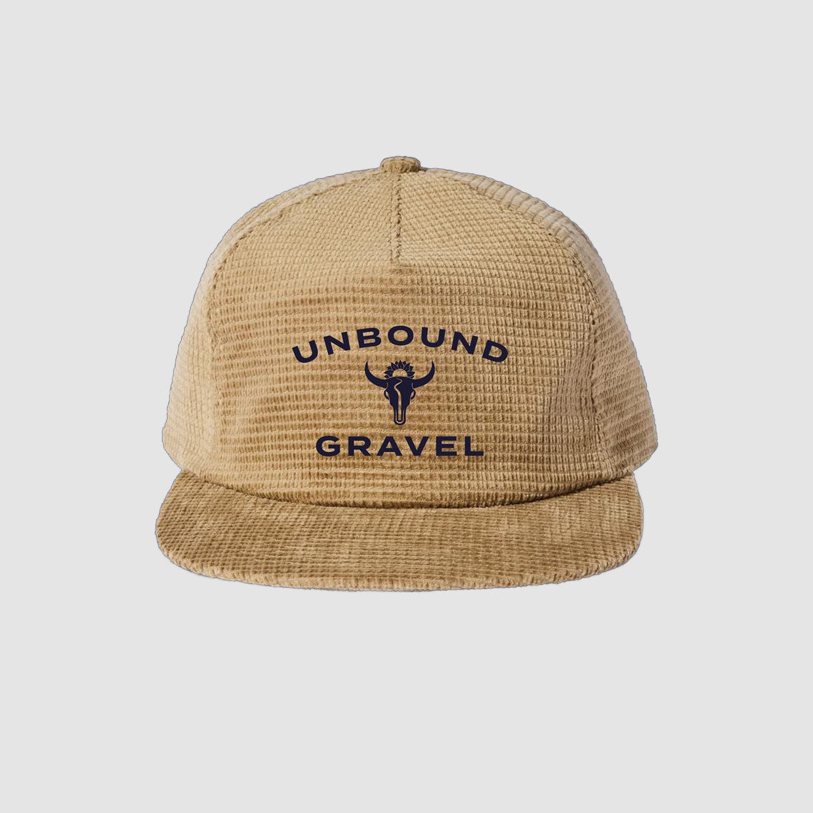 UNBOUND Waffle Corduroy Flat Brim Hat