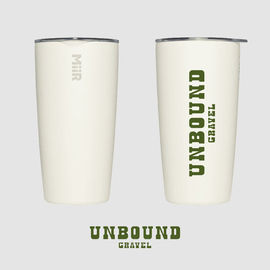 UNBOUND Gravel 16oz Sandstone White Tumbler