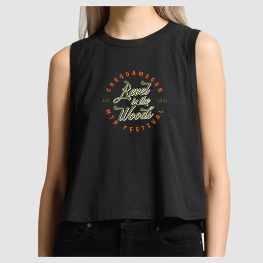 Chequamegon Women's Black Tank