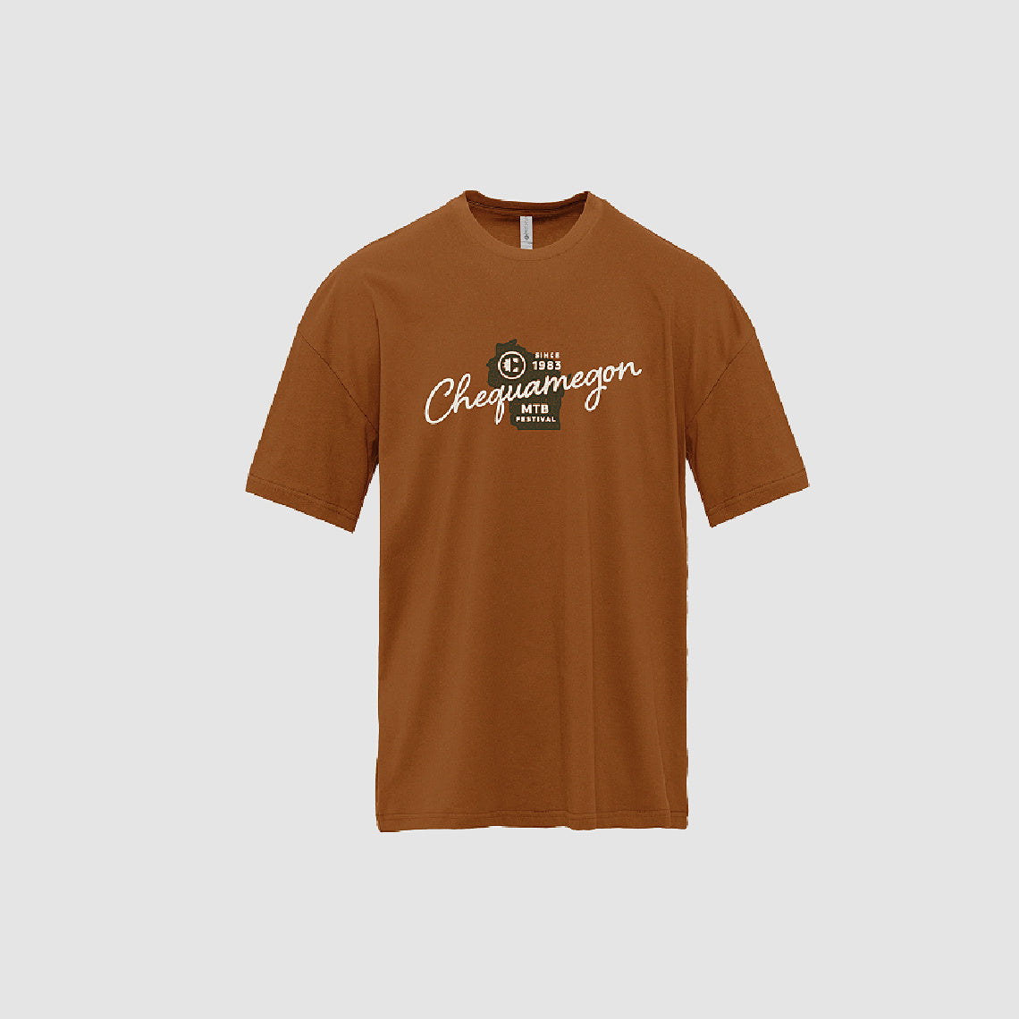 Cheq Unisex Tee - Copper