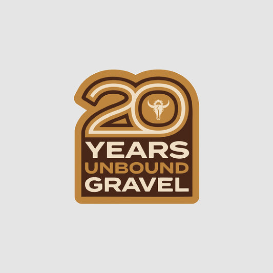 UNBOUND Gravel 20 Years Sticker