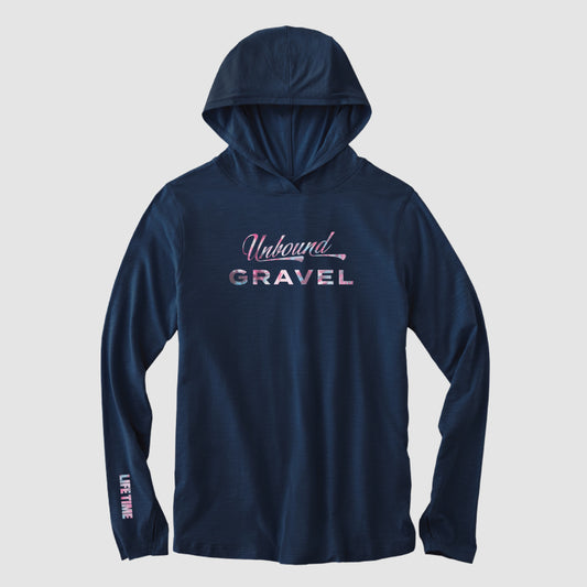 UNBOUND Navy Women's Hoodie Tee