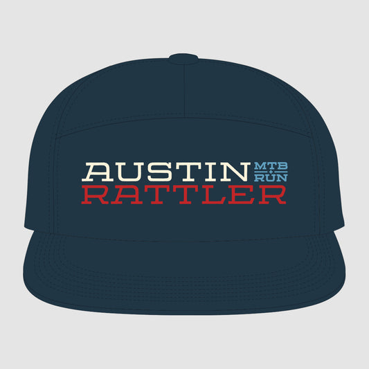 Austin Rattler Flat Brim Hat - Dark Navy