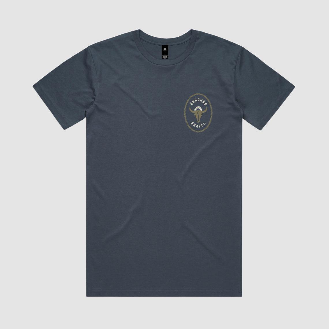 UNBOUND Gravel Unisex Petrol Blue Tee
